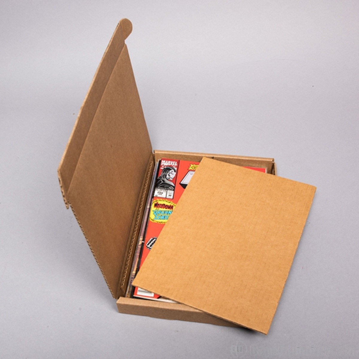 "When shipping your comic books
